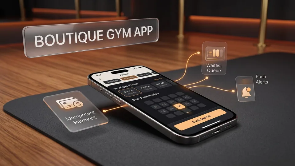 Gym Class Booking App Development: Boutique Studio Concept