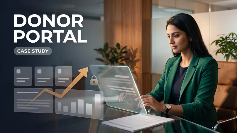 Nonprofit Donor Portal Development: Foundation Case Study