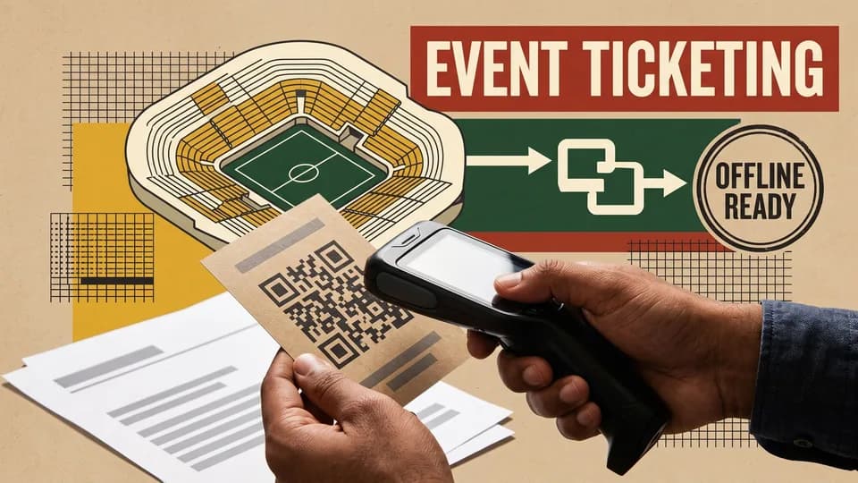 Custom Event Ticketing Platform with Offline QR Check-In
