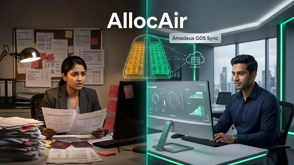 Amadeus GDS Seat Allocation Dashboard | AllocAir Concept