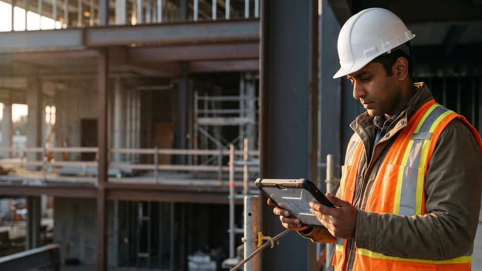 Construction Project Tracking App: Custom Field Concept